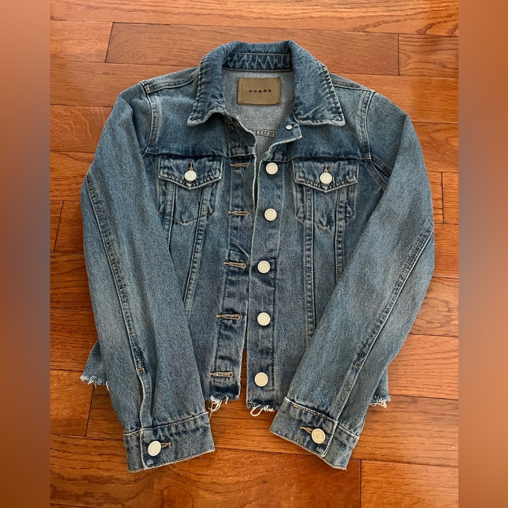 Blank NYC Fitted Denim Jean Jacket